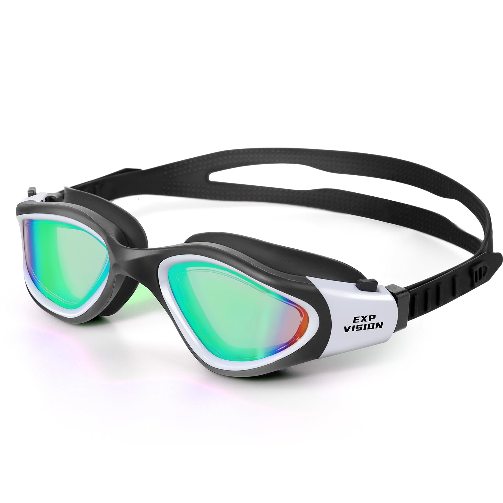 EXP VISION Adult Swim Goggles, Anti Fog Swimming Goggles Women Men No Leaking Triathlon Water Goggles