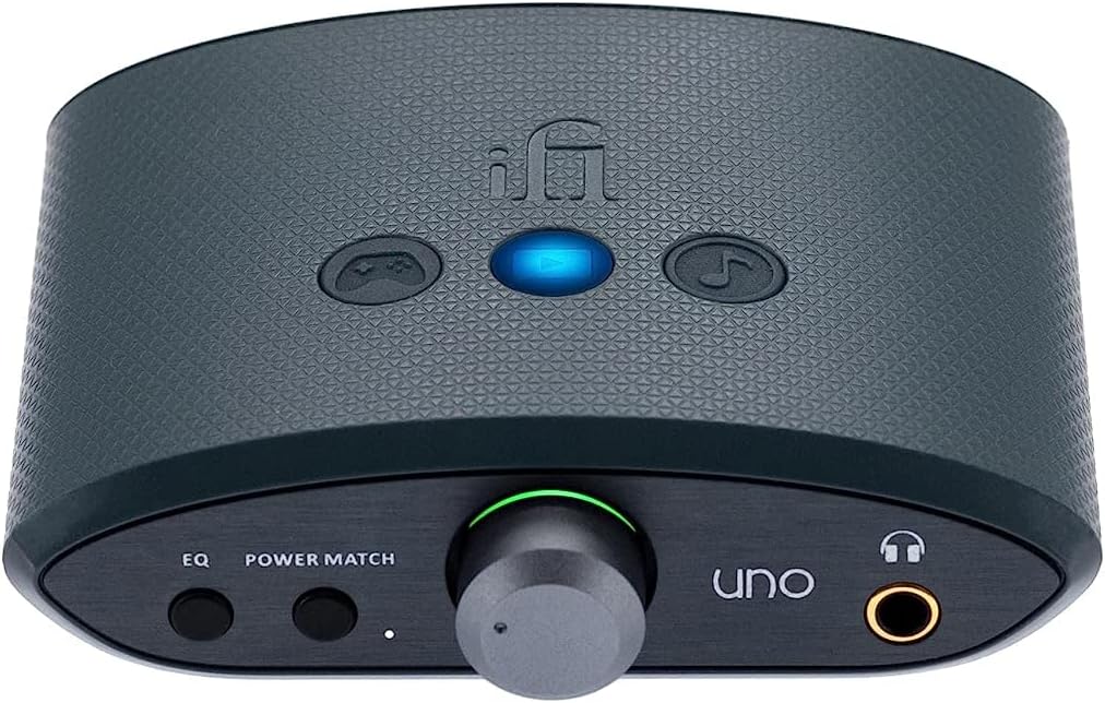 iFi - uno - Hires DAC & Headphone Amp w/USB-C in, 3.5mm & RCA Out & Power Match for IEMs