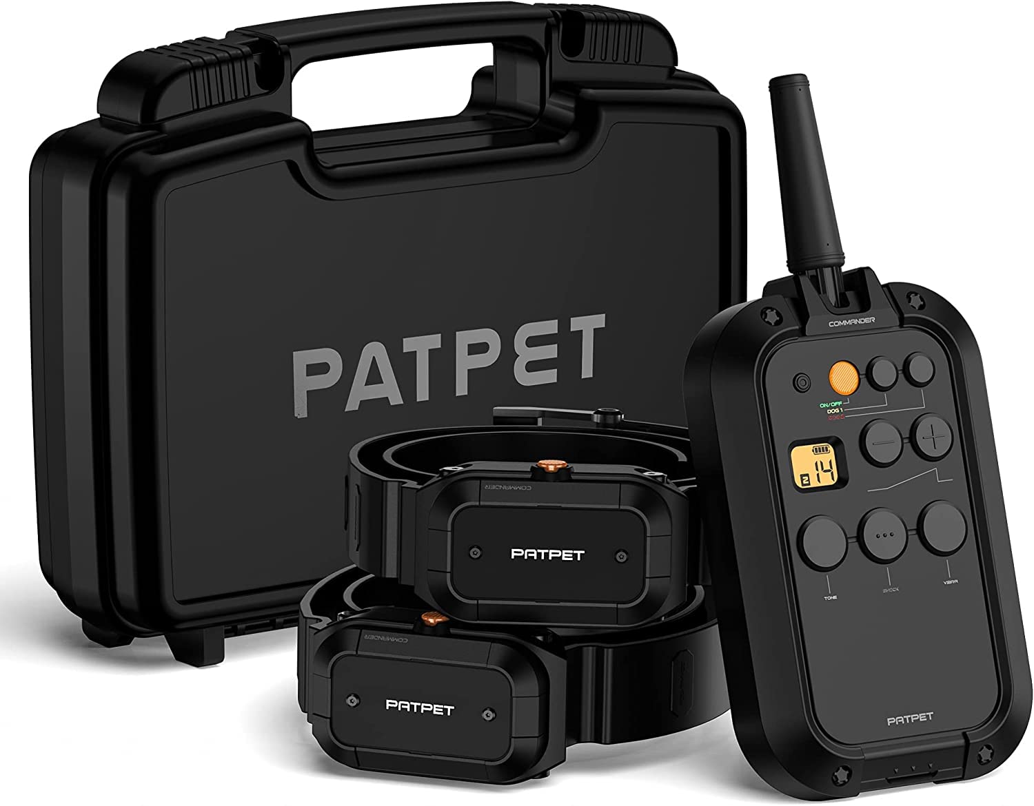 PATPET 920 Dog Shock Collar for 2 Dogs