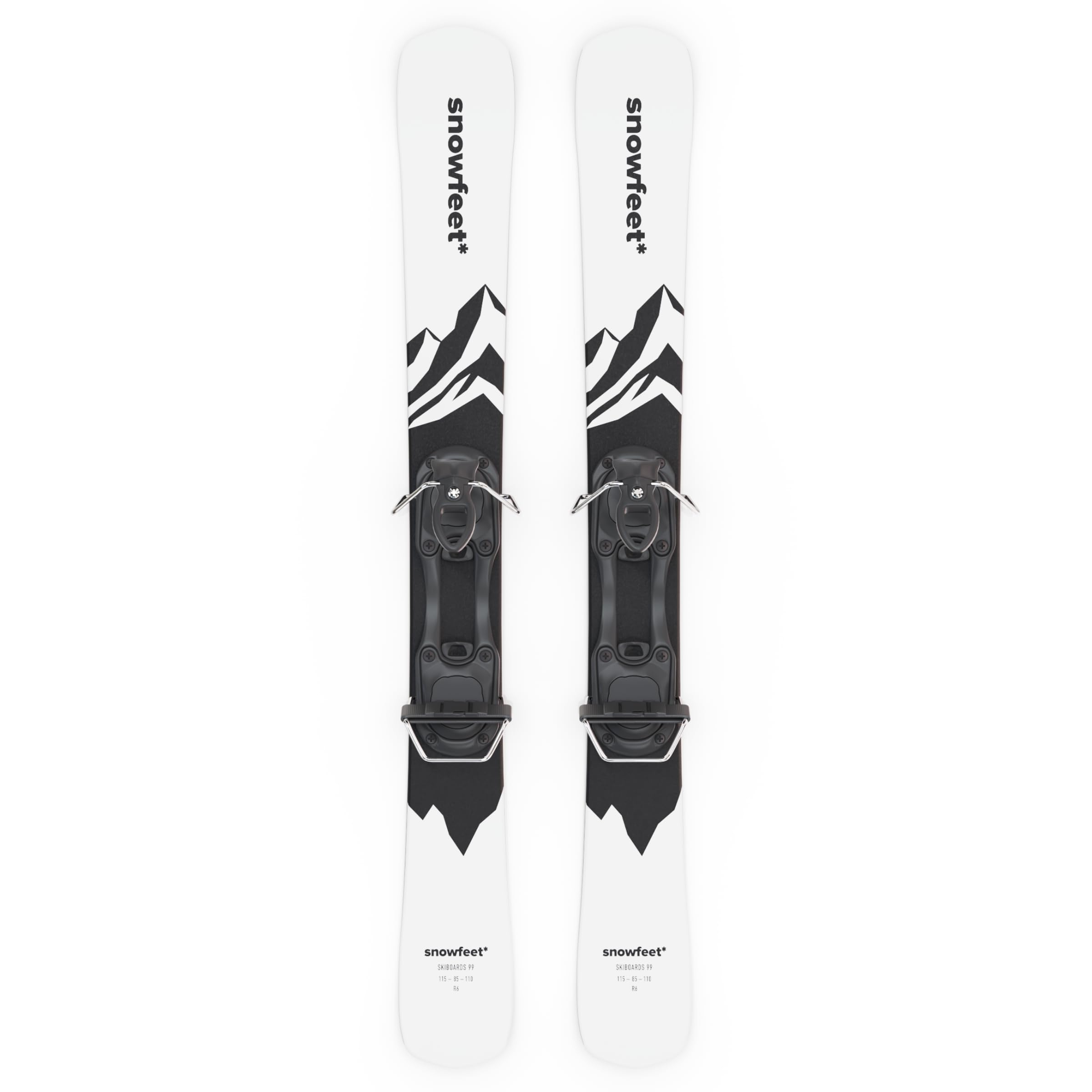 Short Skis for Snow | 99 cm | Skiblades Snowblades Skiboards Little Short Skis | Snowfeet*