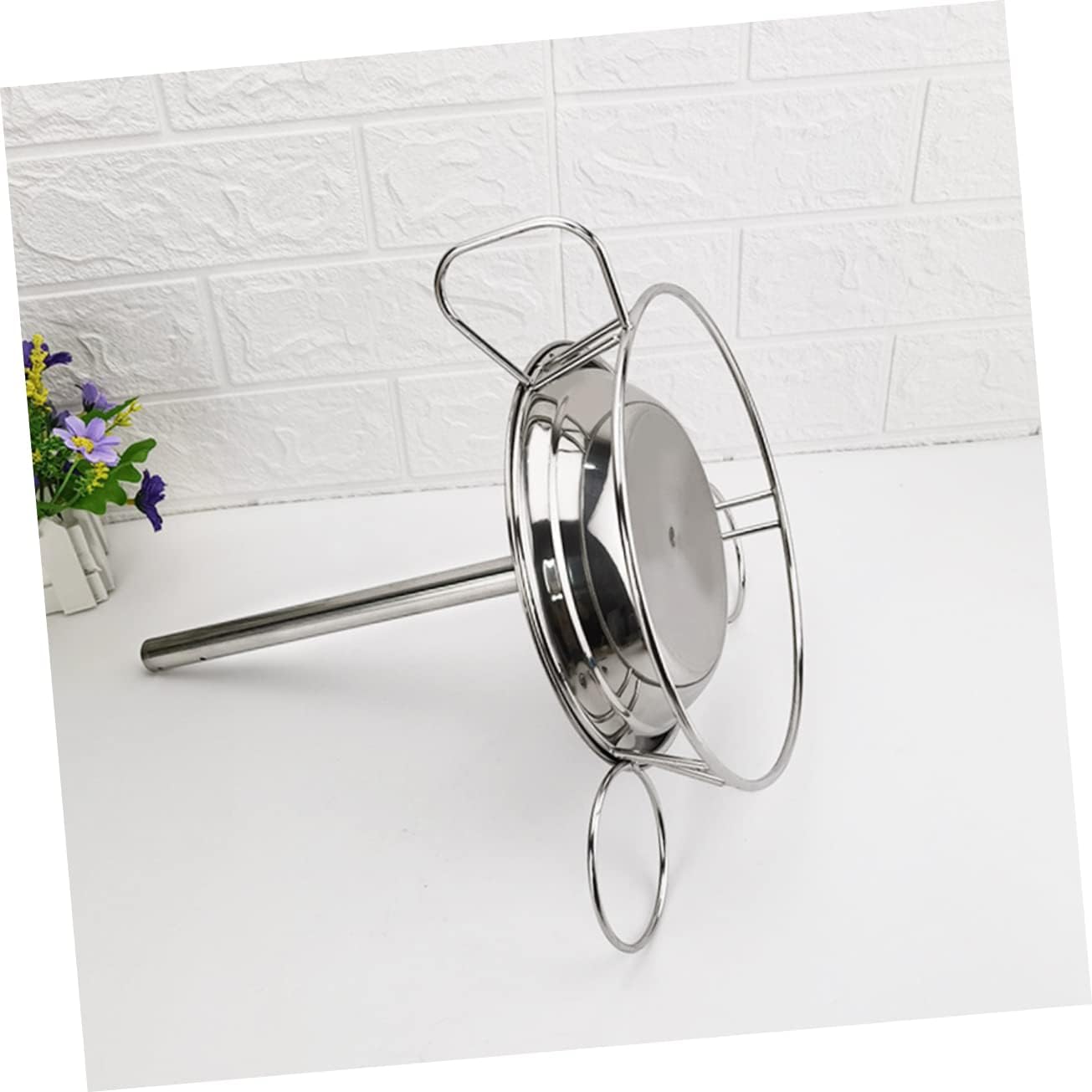 KICHOUSE Stainless Turkey Roaster Chicken Rack Roast Chicken Holder Stand Roast Pan Rack Leg Grill Outdoor Roaster Smoker Stand Drip Pan