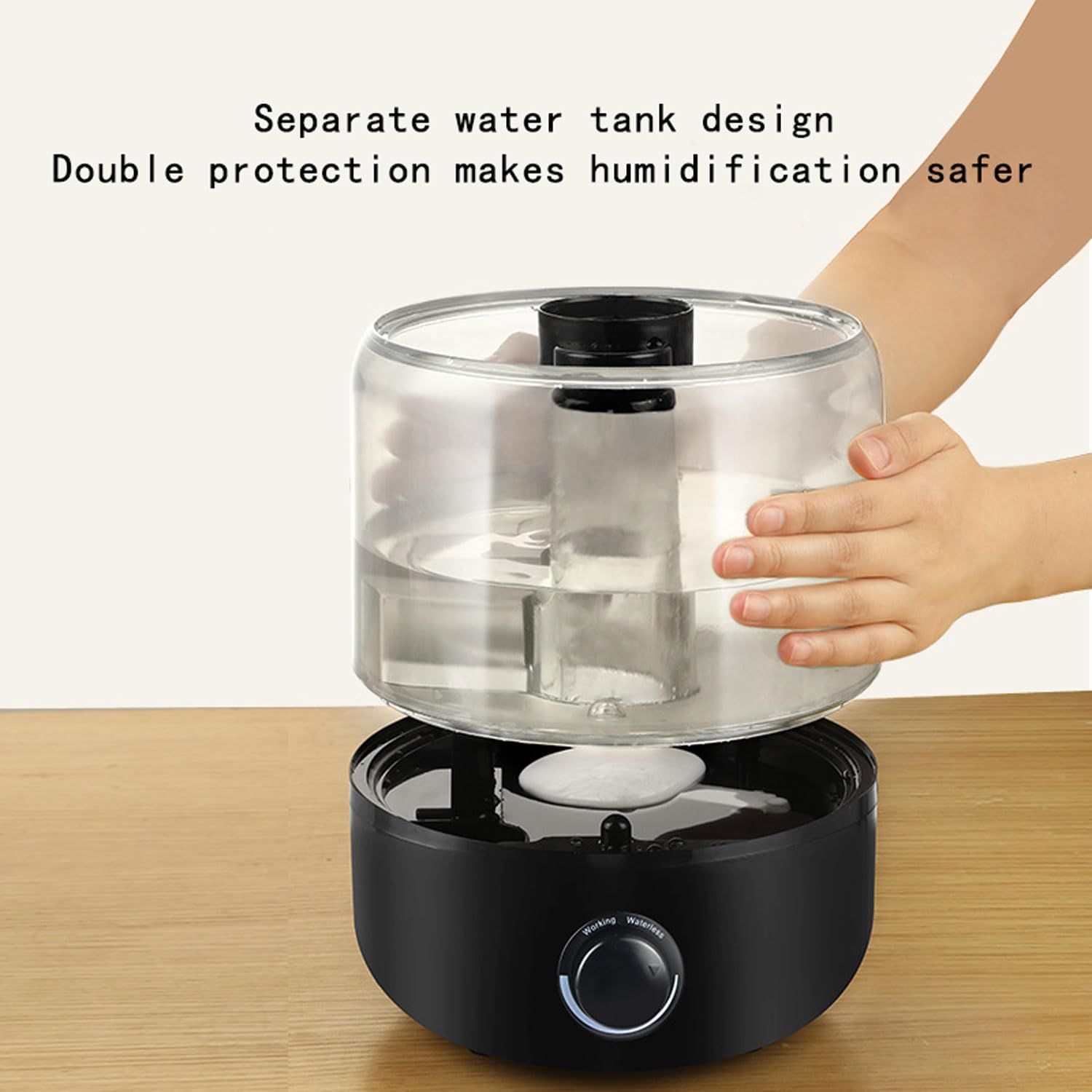 Humidificadores Para Reptiles De 3L, Humidificador De Doble Pulverización De Gran Diámetro Ajustable De 3 Velocidades, Sistema De Nebulización Para Terrarios, Protección Contra La Escasez De Agua