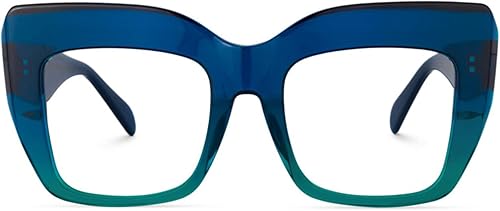 Zeelool Elegante marco grueso de gafas de ojo de gato con lente transparente Charmaine ZOA01901