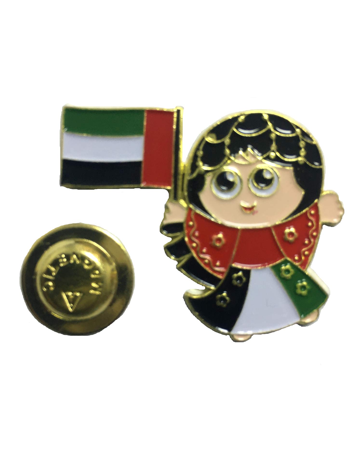 UAE National Flag Day Magnetic Pin Badge