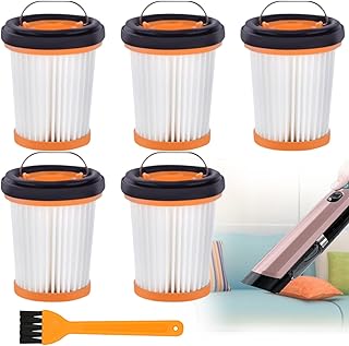 Replacement Vacuum Filter for Shark Wandvac ION W1 S87 Cordless Handheld WV200 WV201 WV205 WV220,5 Pack Handheld Vacuum Filters,Part #XHFWV200 (XHFWV200)