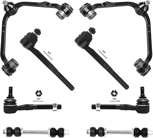 Miniatura 170 de Detroit Axle - Kit de suspensión delantera de 8 piezas para Toyota Sienna 2004-2010, brazos de control inferiores con rótulas interiores exteriores