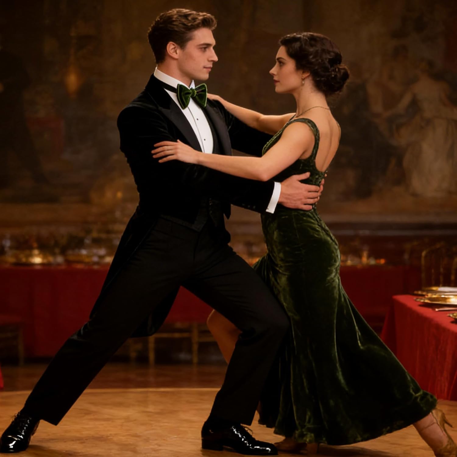 Alizeal Velvet Pre-tied Adjustable Bow Tie for Men Oversize Formal Solid Tuxedo Bowtie - Image 6