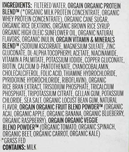 Image of Orgain Organic Nutritional Shake Strawberries & Cream - 4 CT