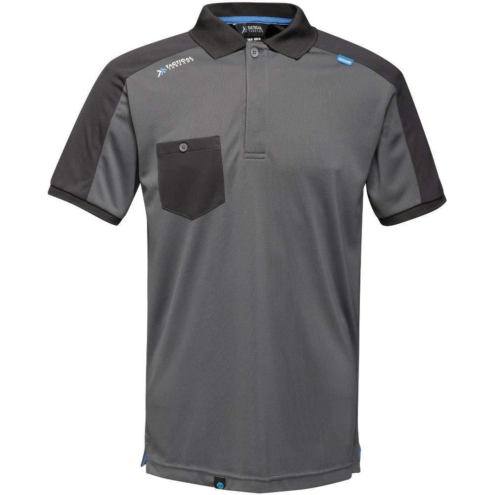 Regatta TRS167XL038 Offensive Wicking Polo, Size X-Large, Seal Grey