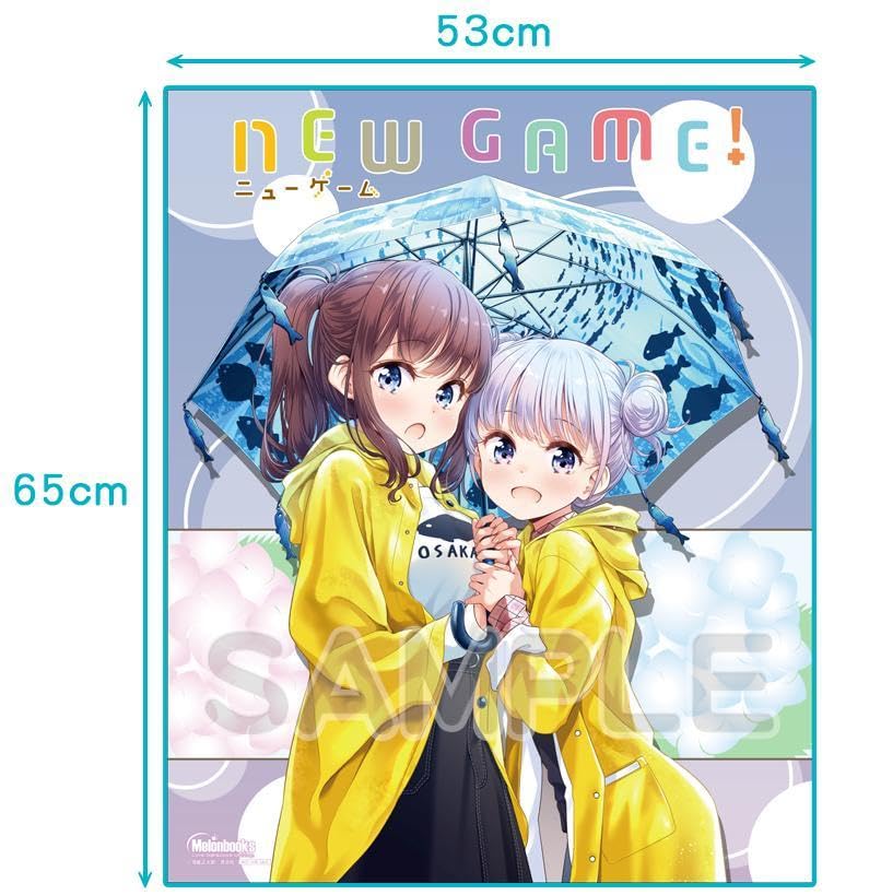 Amazon.co.jp: NEW GAME! キャンバスアート メロンブックス 限定 特典 