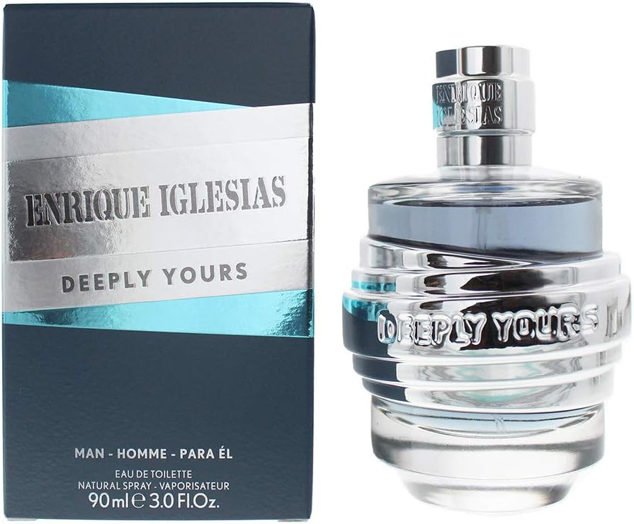Enrique Iglesias Deeply Yours Eau de Toilette Spray for Men, 3 Ounce