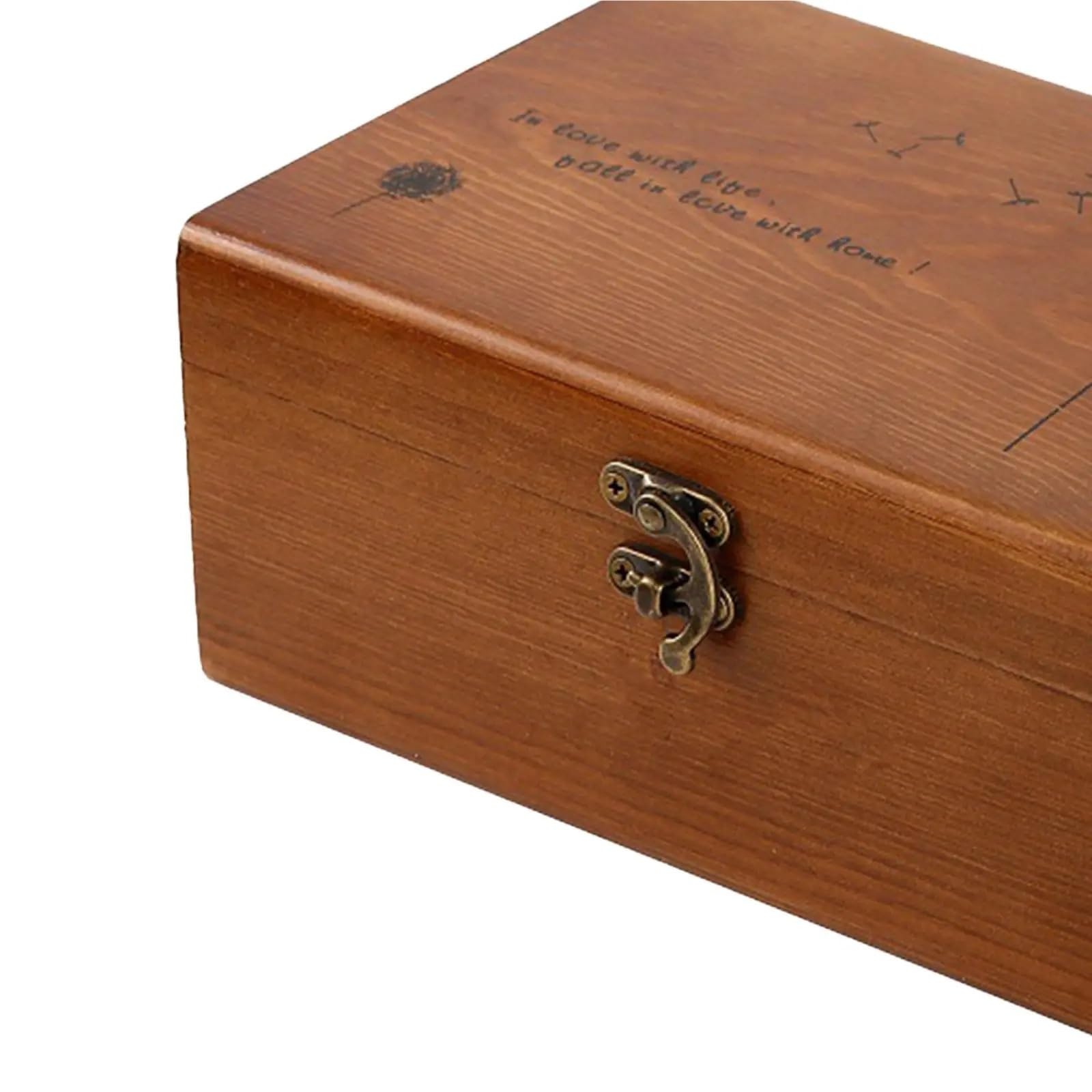 Scatola da cucito in legno, scatola, cestino, vuota, modello vintage, portatile, for cucire