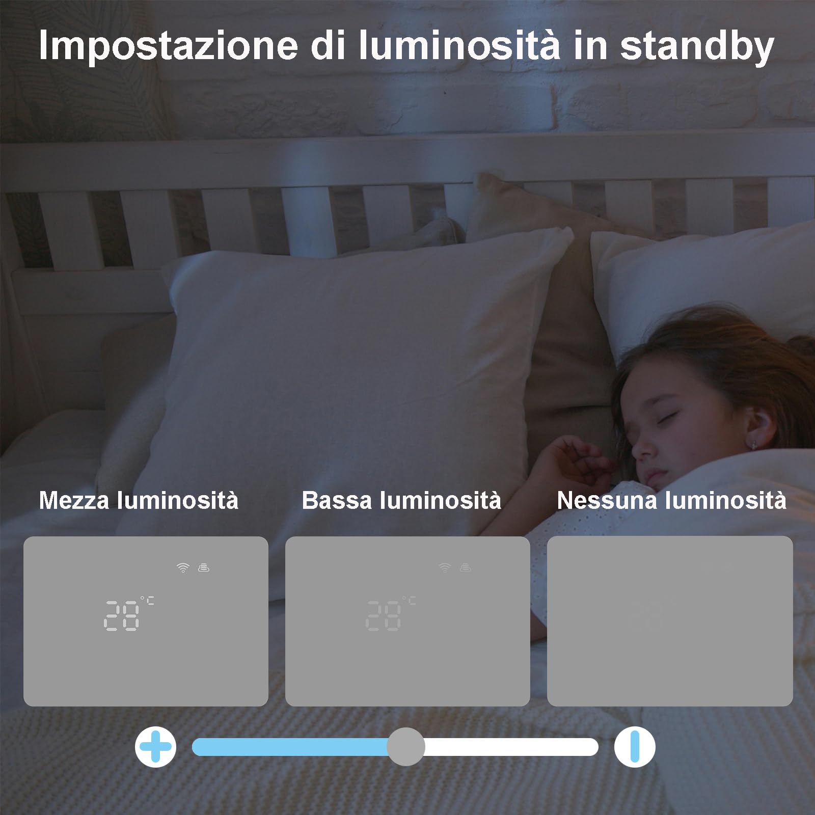 KETOTEK Termostato Caldaia WiFi Programmabile 220V 5A Alexa Compatibile, Cronotermostato Caldaia Digitale Intelligente 503 da Parete, Tuya/Smart Life App Controllo, Contatto Secco, Bianco