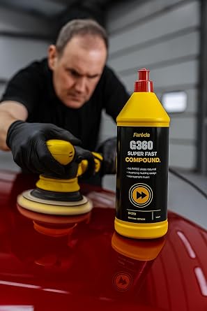 Farecla G360 Super Fast Compound 1kg (2.2lb) | SFC101 / 90600 | Removes P1500+ Scratches | Water-Based Cutting Compound for Automotive, Body Shop, and Paint Finishing