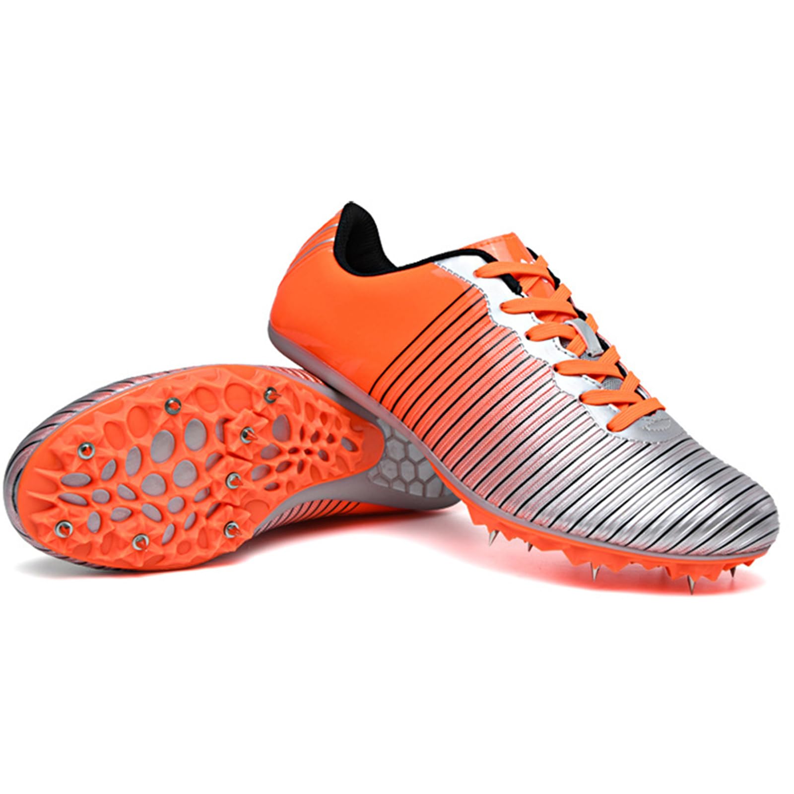Zapatillas De Atletismo,Zapatillas Deportivas con Clavos De 8 Clavos,Zapatillas de Atletismo Antideslizantes,Zapatillas de Clavos para Sprint,Running
