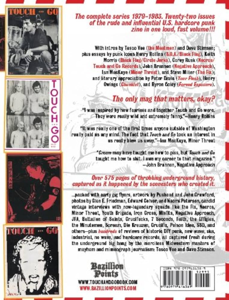 Touch and Go: The Complete Hardcore Punk Zine '79 '83: Vee