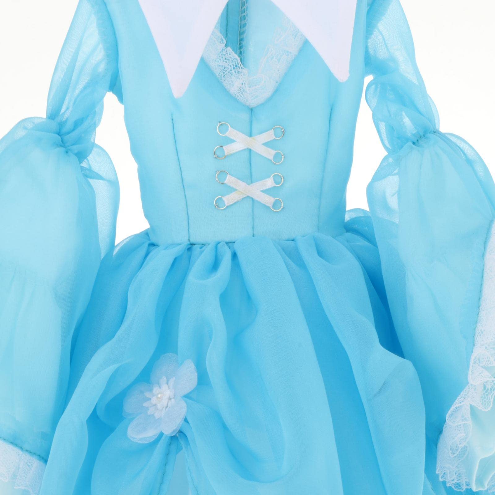 Colcolo Puppenkleid BJD Doll Kleid Weicher Stoff Handgefertigt Mode Kleider für Kinder Mädchen Fantasievolles Spiel Geschenk, Blau