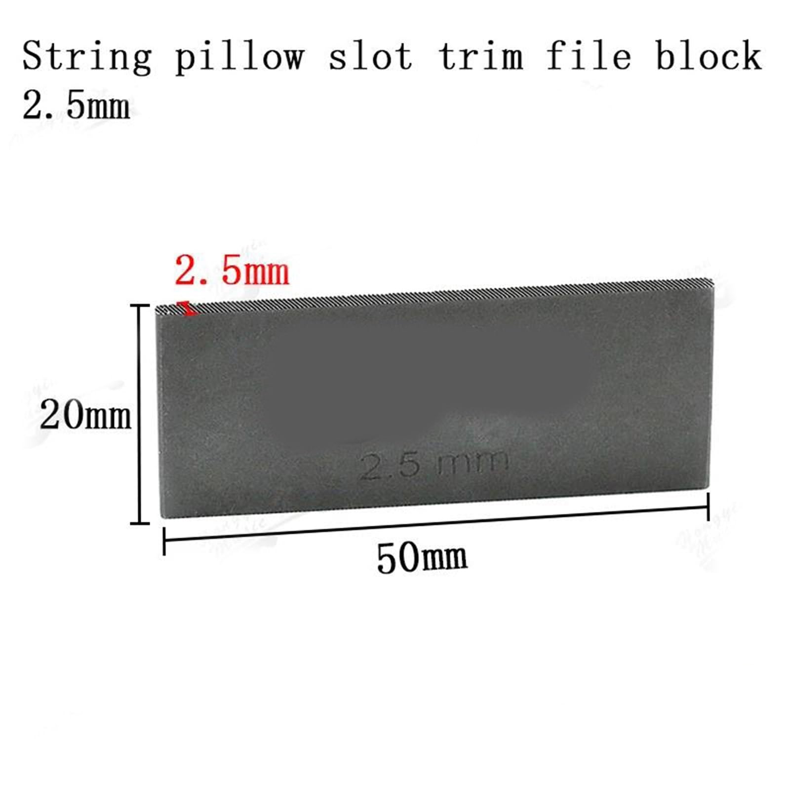 Outil De Fabrication Et Réparation Guitare 2.5 Mm : Bloc Classement/ponçage Fente Selle Pont Accessoires Guitare