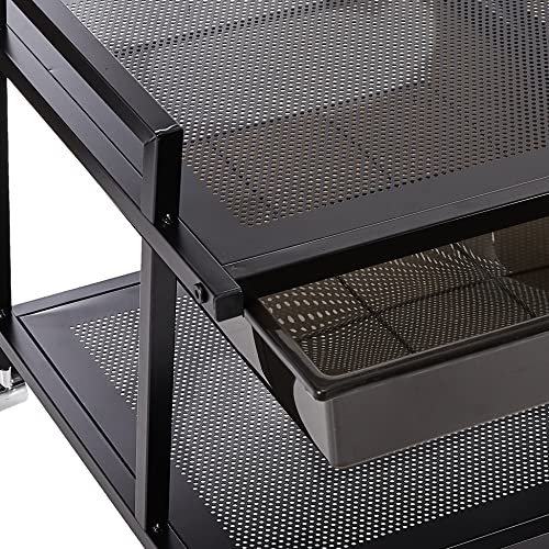 Vertiflex Mobile Underdesk Machine Stand With Supply Drawers, 25 X 15 X 15 Inches, Black (Vf95530) #TOP7