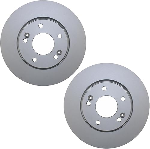 Juego de 2 rotores de disco de freno para Hyundai Elantra GT Elantra Coupe Kona Veloster Venue Kia Forte Koup Forte Koup Forte5 Seltos Soul - Juego