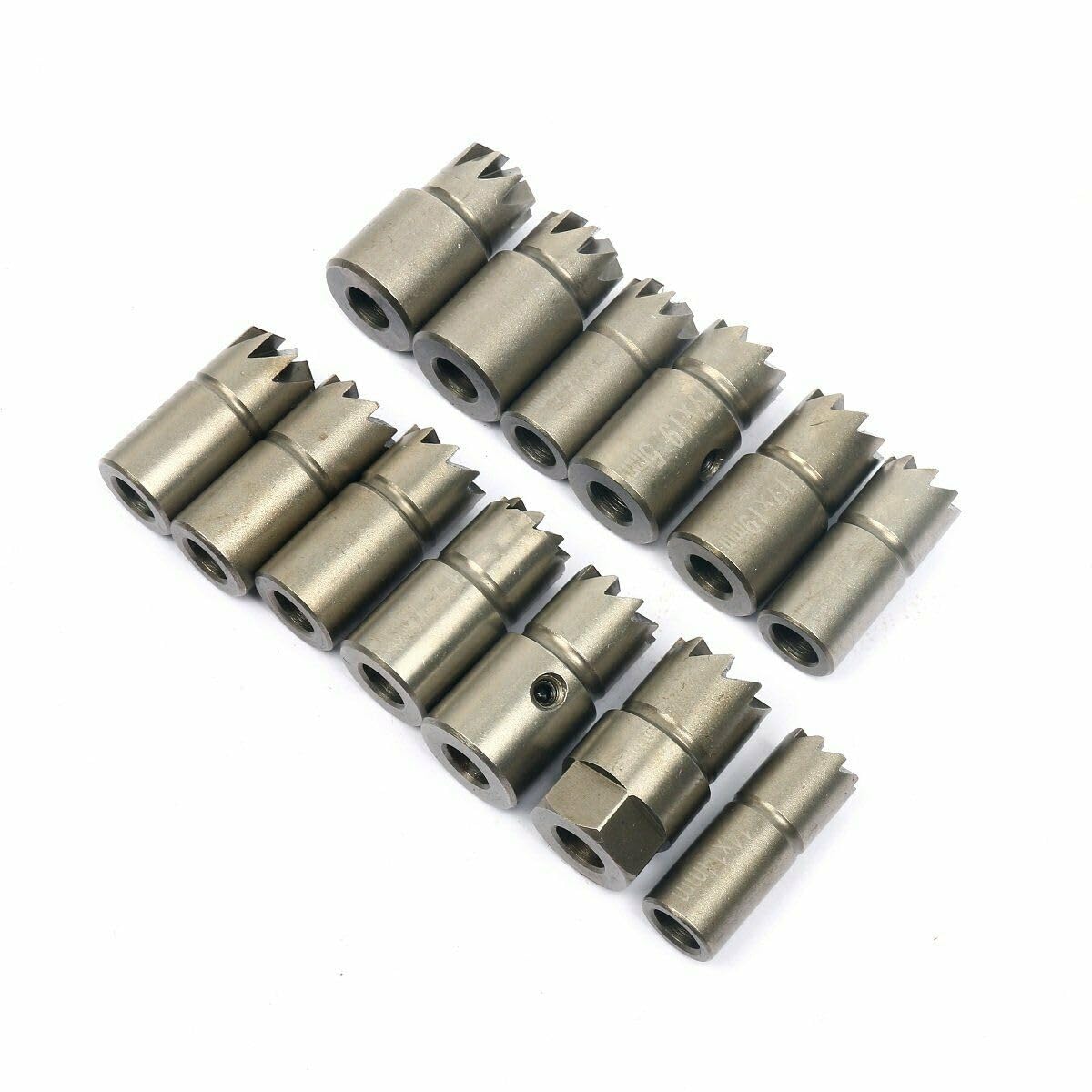 Kit 17 Piezas Escariador Asiento Inyector Diesel Cortador Universal Fresas Planas Angulares Acero Professional