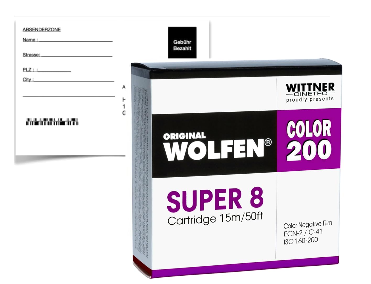 WOLFEN Color 200 Super 8 pour immortaliser vos souvenirs de vacances en 2K