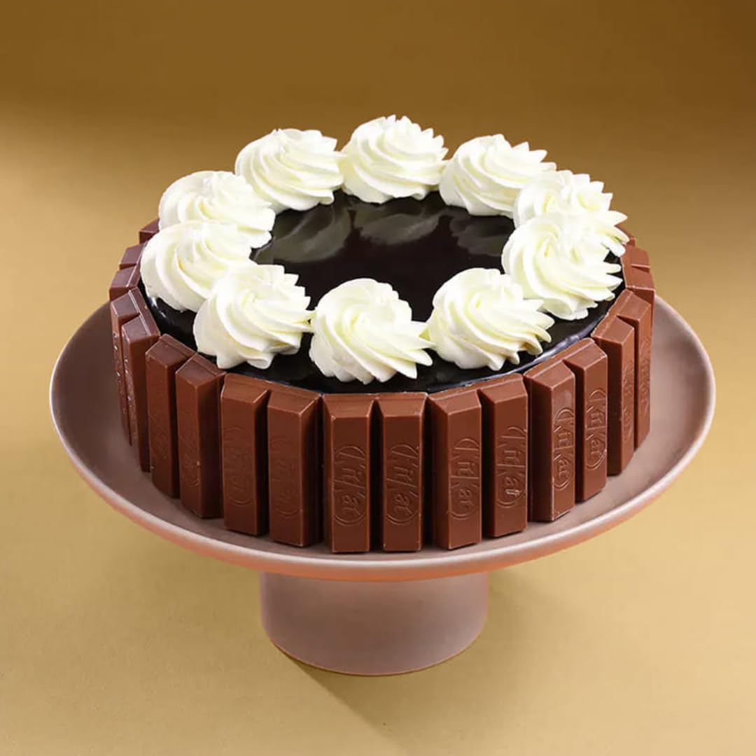 FlowerAura Delicious Fresh 0.5Kg Eggless Cream Dollops Chocolate Cake For Birthday | Anniversary | Wedding | Mother's Day | Father's Day | Valentine's Day | Christmas | New Year (Same Day Delivery)-image-26