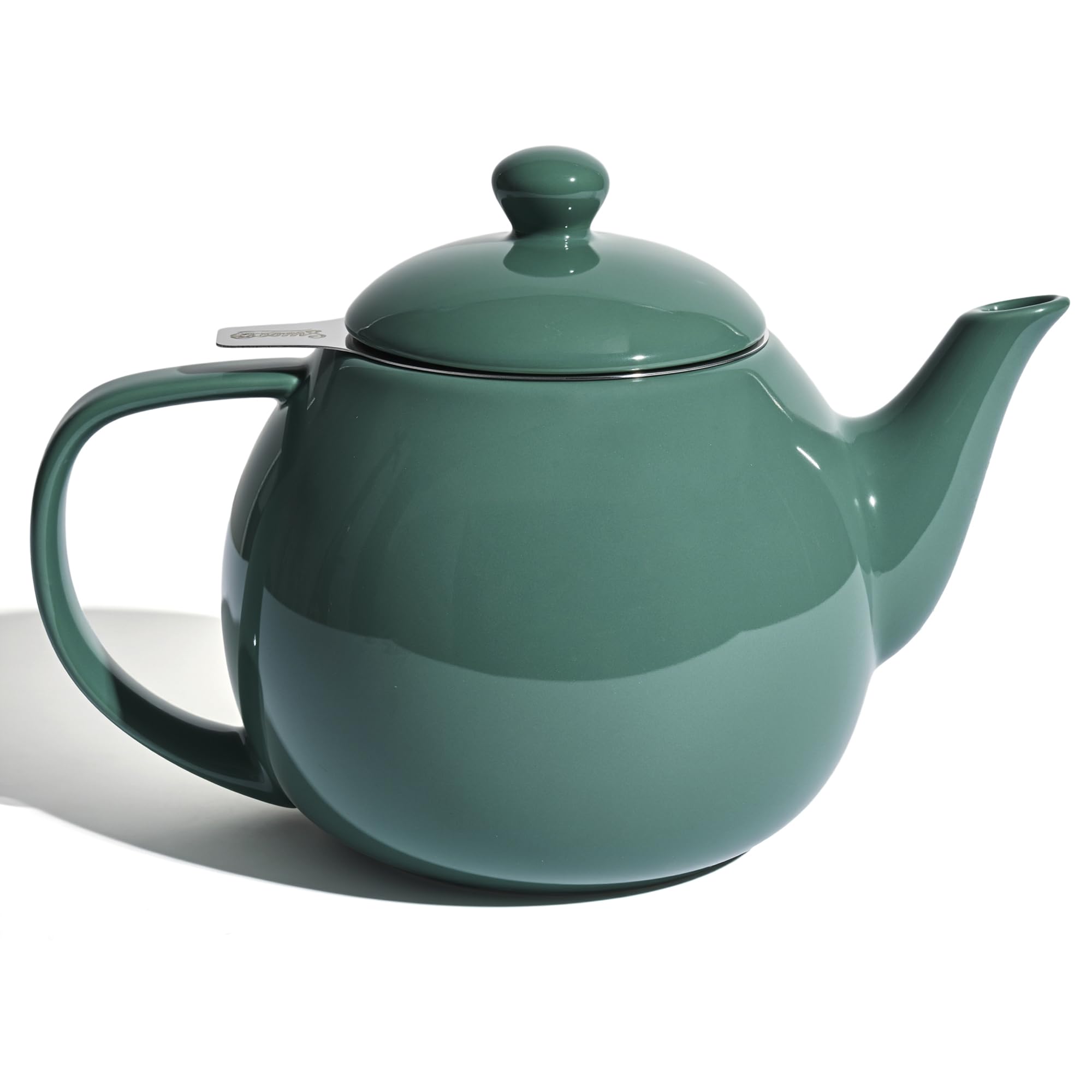 Sweese Porcelain Teapot 27 oz with Infuser for Loose Leaf Tea, Sage Green