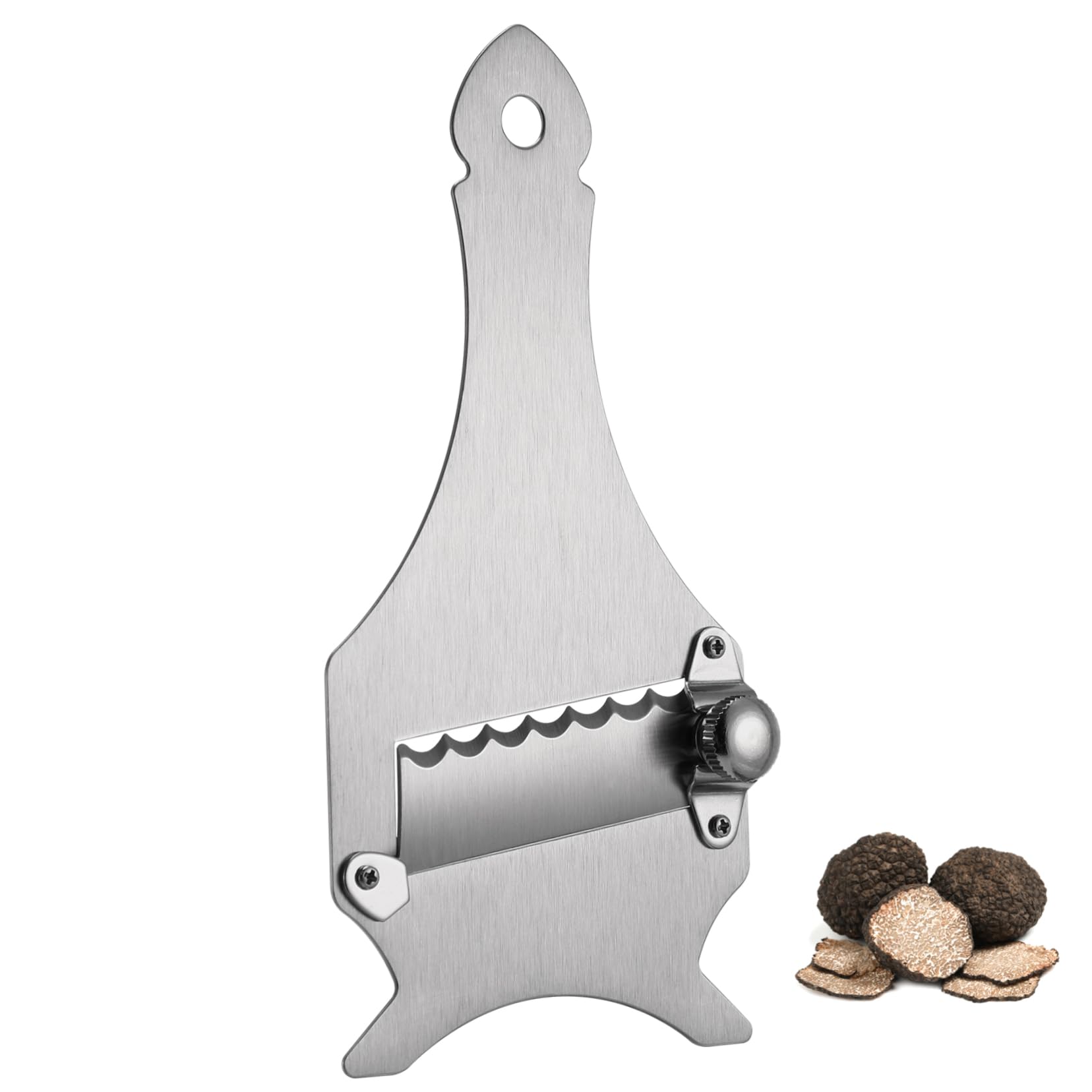 Didiseaon Scorritore per Tartufo in Acciaio Inox Argento, Utensile