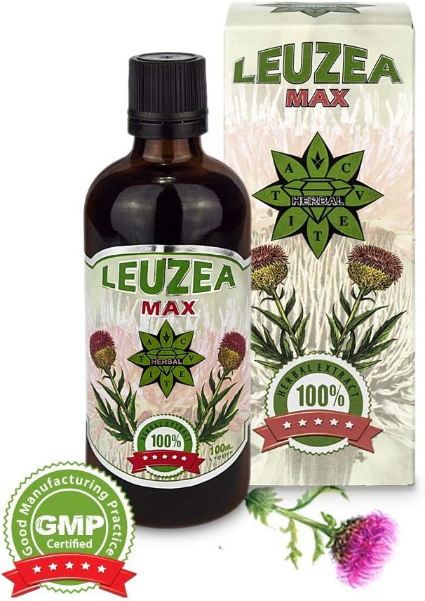 Cvetita Herbal Leuzea Carthamoides 100ml Ecdysterone for Muscle Growth