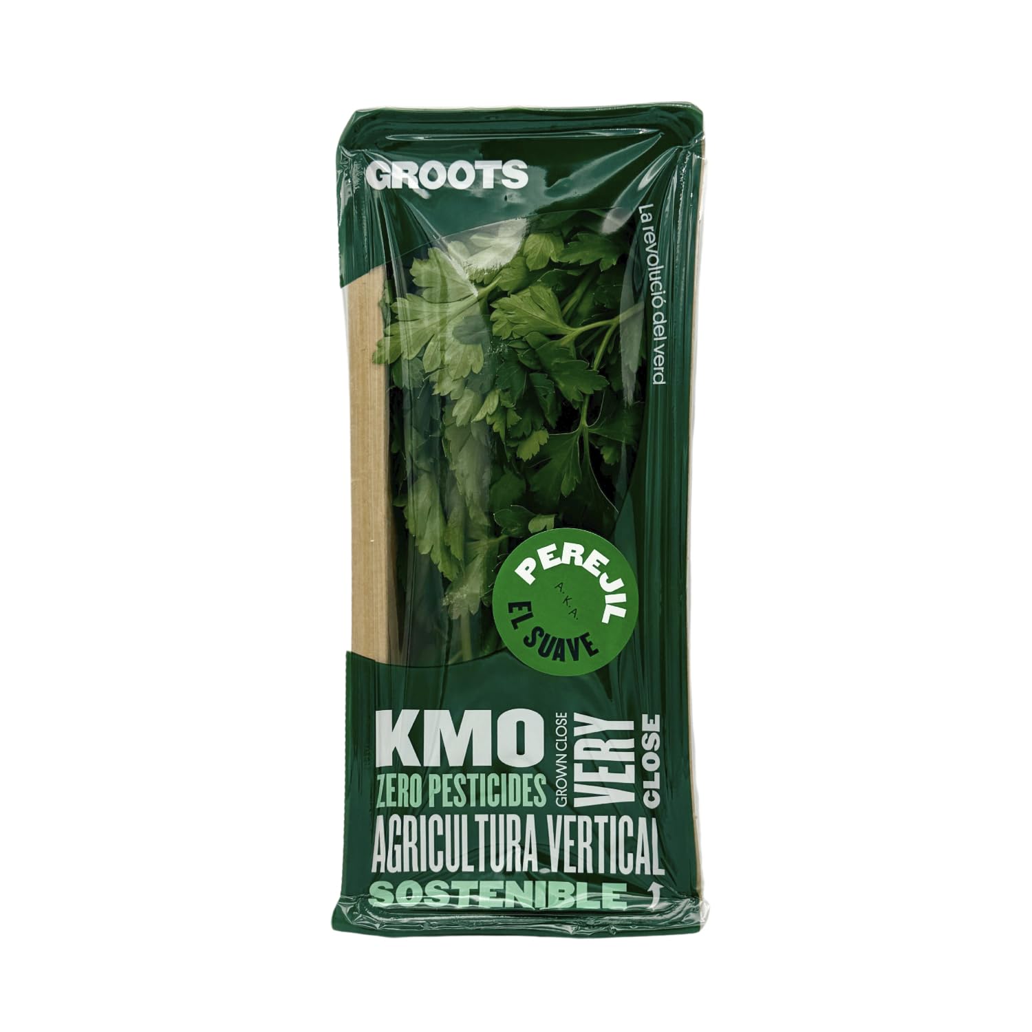 Groots | Pack Perejil Fresco | 50 g | Condimento Ideal para tus Recetas | Diurético | Rico en Vitaminas C y K | Cultivo Vertical sin Tierra | Hierba Aromática | Sin Pesticidas