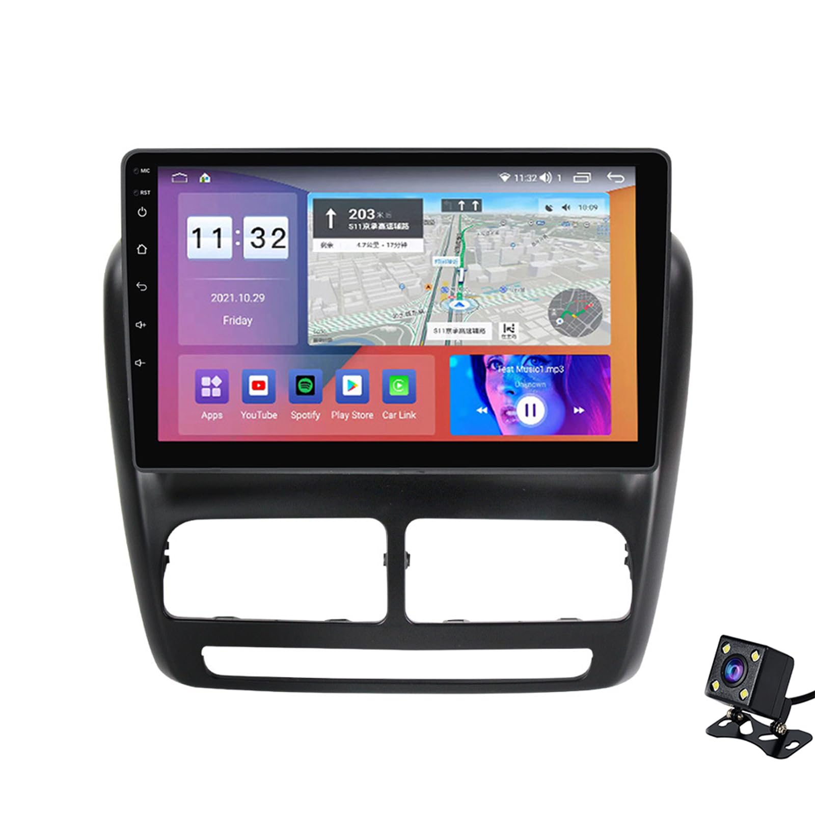 Autoradio Fiat Doblo 2015 Écran Tactile pour Trajets Confortables en Musique