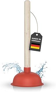 Déboucheur de canalisations - Déboucheur à Ventouse - 140 mm - Avec ventouse - Pour lavabo, douche, WC, etc.