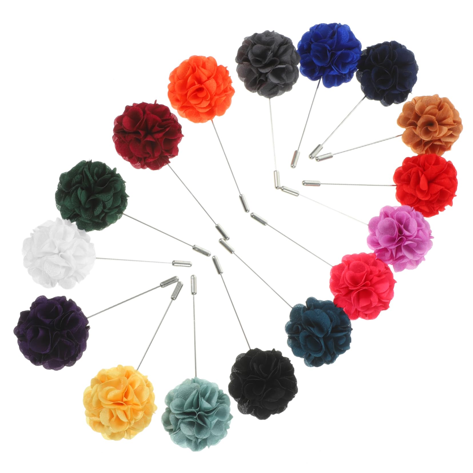 32stücke Herren Blumenbrosche Teiliges Elegante Anstecknadel Für Anzüge Hochwertige Stoffblumen Für Bankett Zeremonien Fotos Stilvolles Accessoire Für Männer