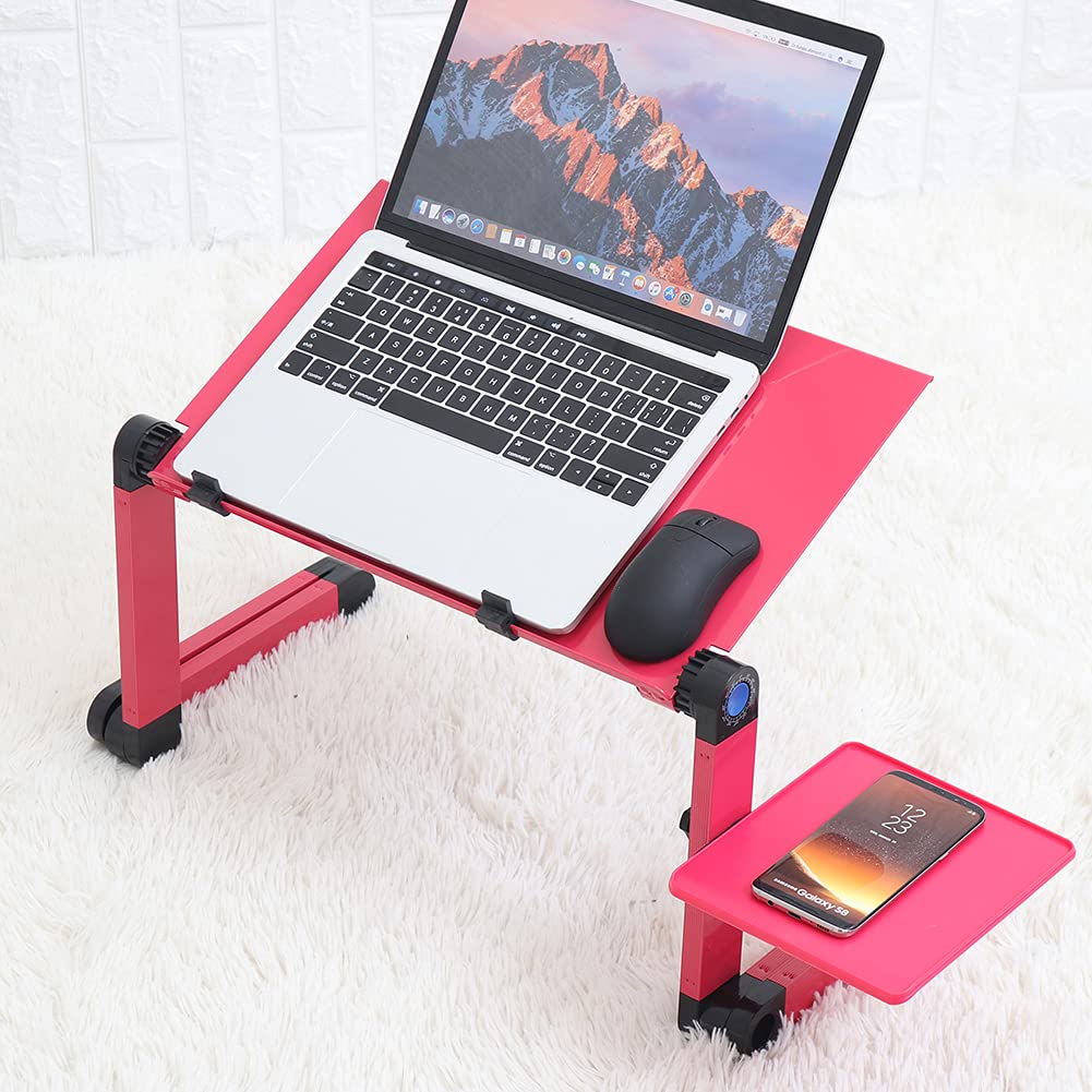 Buy Portable Laptop Stand, Adjustable Folding Laptop Table Desk Tray
