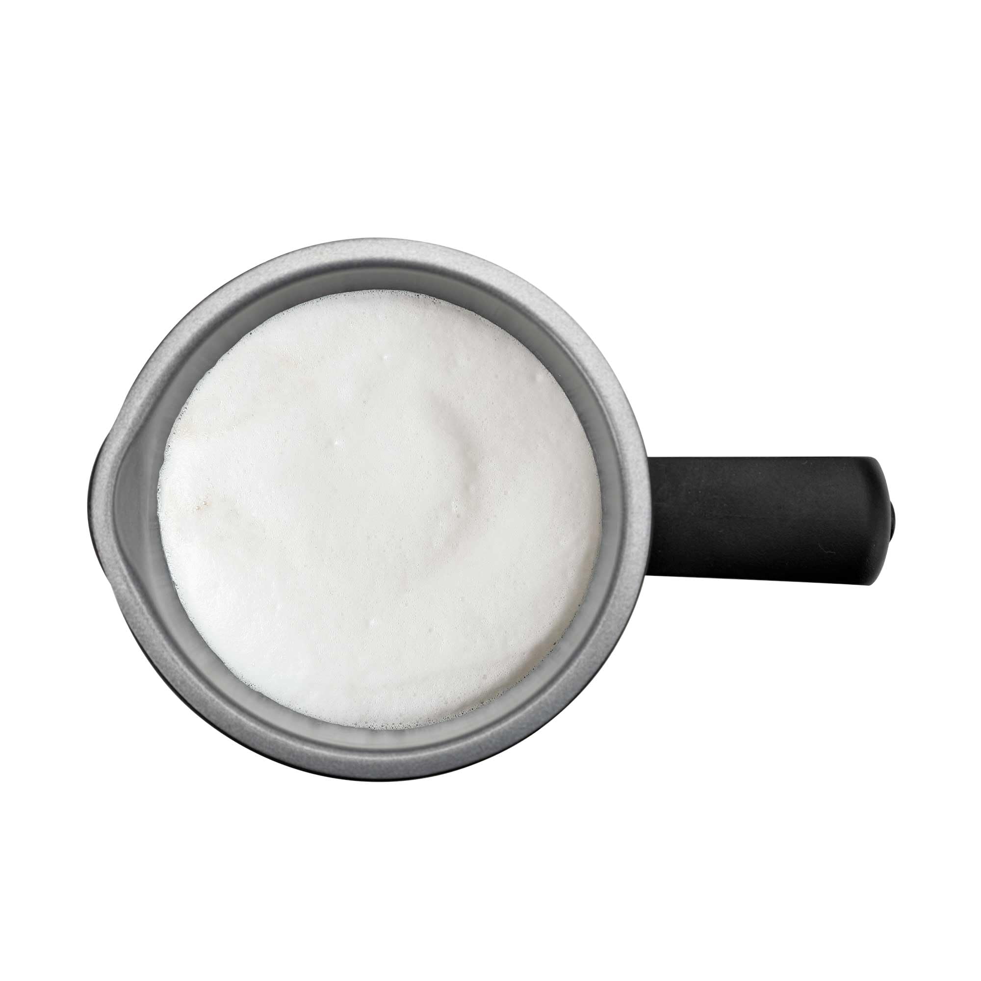 JATA JECL5501 - Schiumatore elettrico 5 in 1 con riscaldatore, schiuma calda e fredda, 150 ml per schiuma/300 ml per riscaldamento, caraffa antiaderente, base a 360°, spegnimento automatico, 500 W
