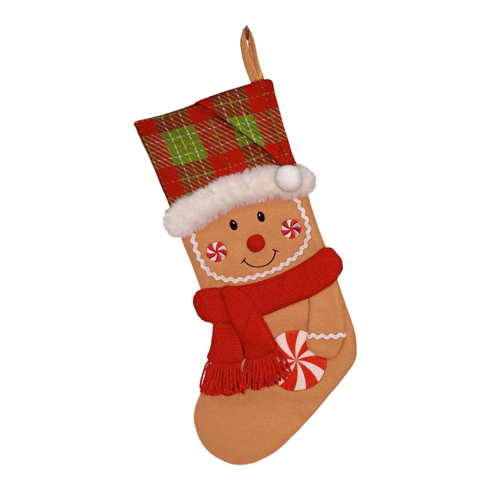 TFAOYS Cartoon Christmas Stockings Gift Bag for Christmas Tree Fireplaces Door Decoration Hanging Socks Decoration