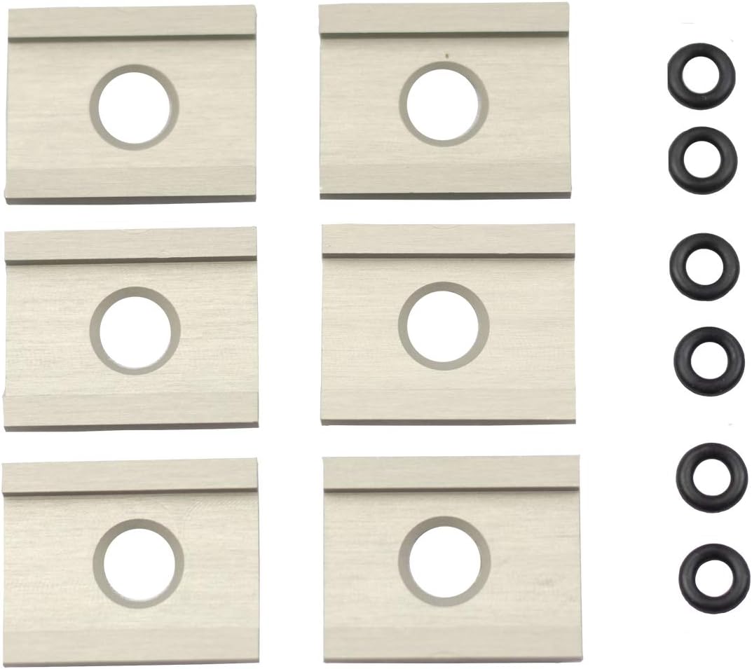 YakAttack FeelFree UniTrack Adapter – 6 Pack | 1/2" MightyBolt & T-Bolt Compatibility | Works with RAM & Scotty Accessories | for FeelFree, Jonny Boats, Seastream, 3 Waters Kayaks | Made in USA