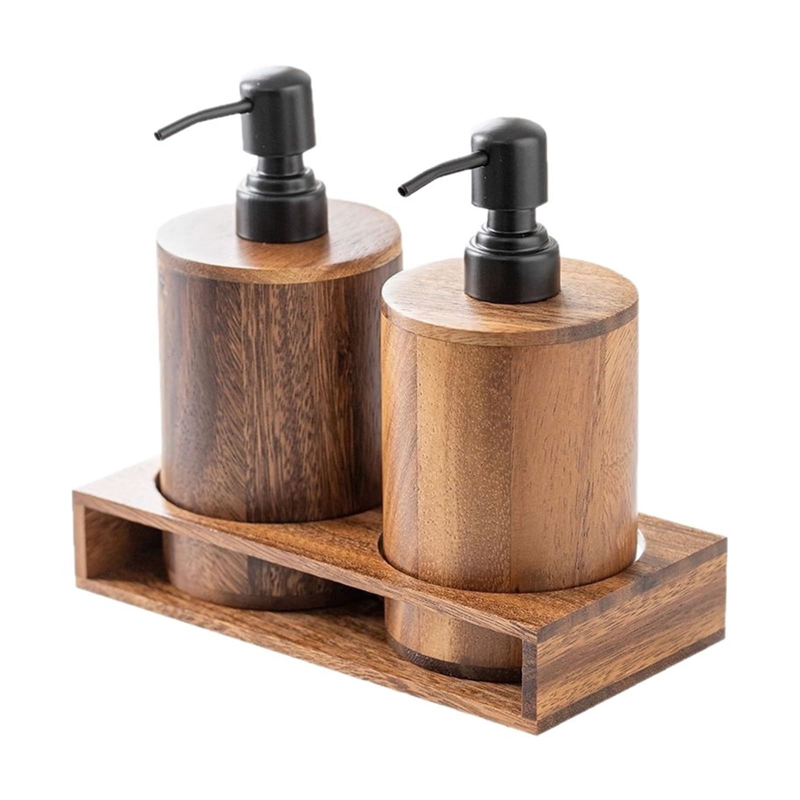 Dispenser di sapone da appoggio Dispenser for lozione, accessori for il bagno vuoti, pratico flacone di detersivo for piatti, con pompa Complementi d'arredo e accessori(SET-400ml)
