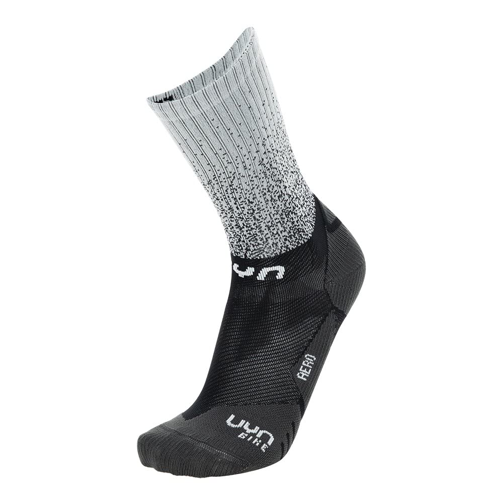 UYN S100227 CYCLING AERO Socks Men's Black White 41