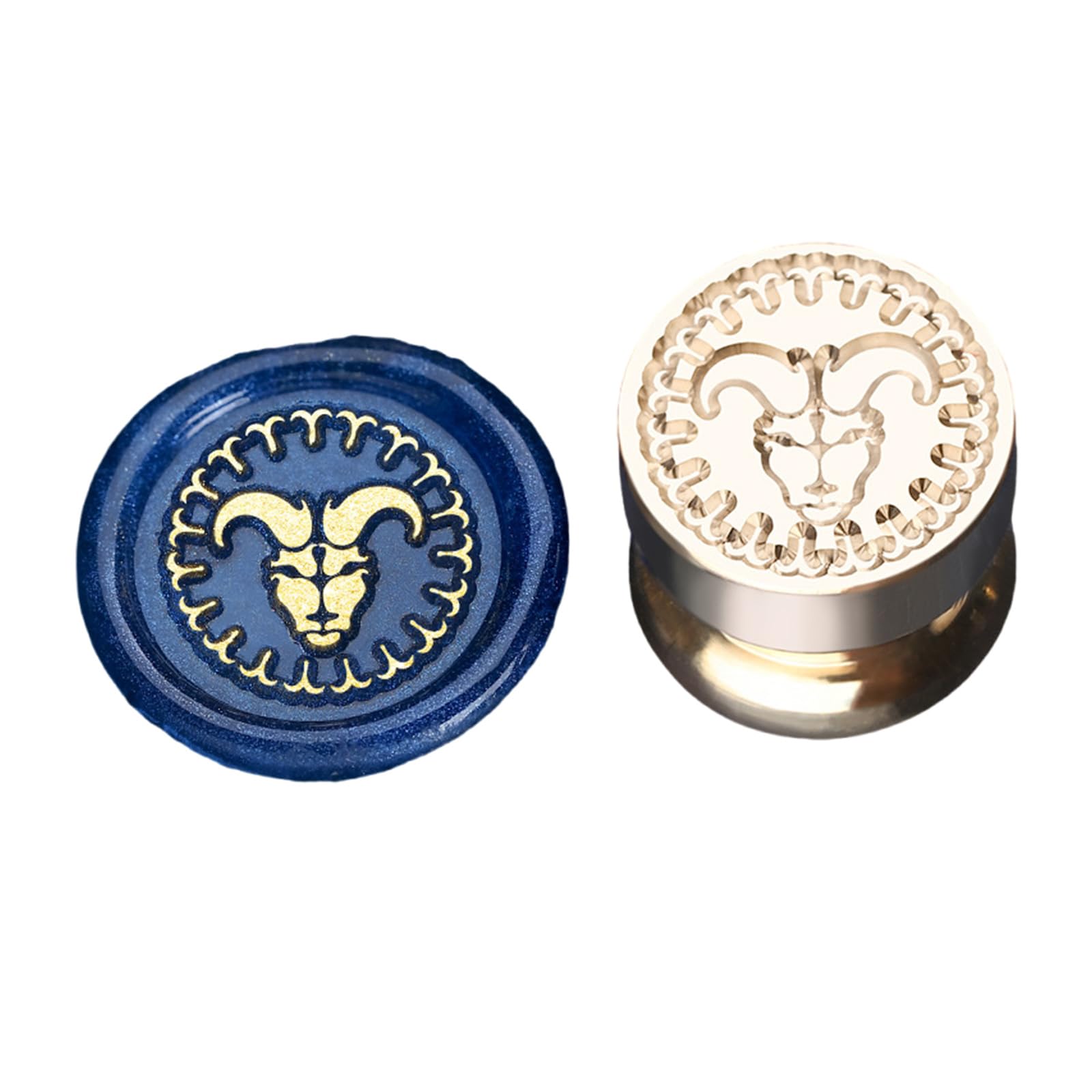 Kalttoy Brasses Sealing Stamp Head Waxes Stamp Head Emboss Sealings Waxes Scrapbooking Seal Replacement Metal Paint Seal