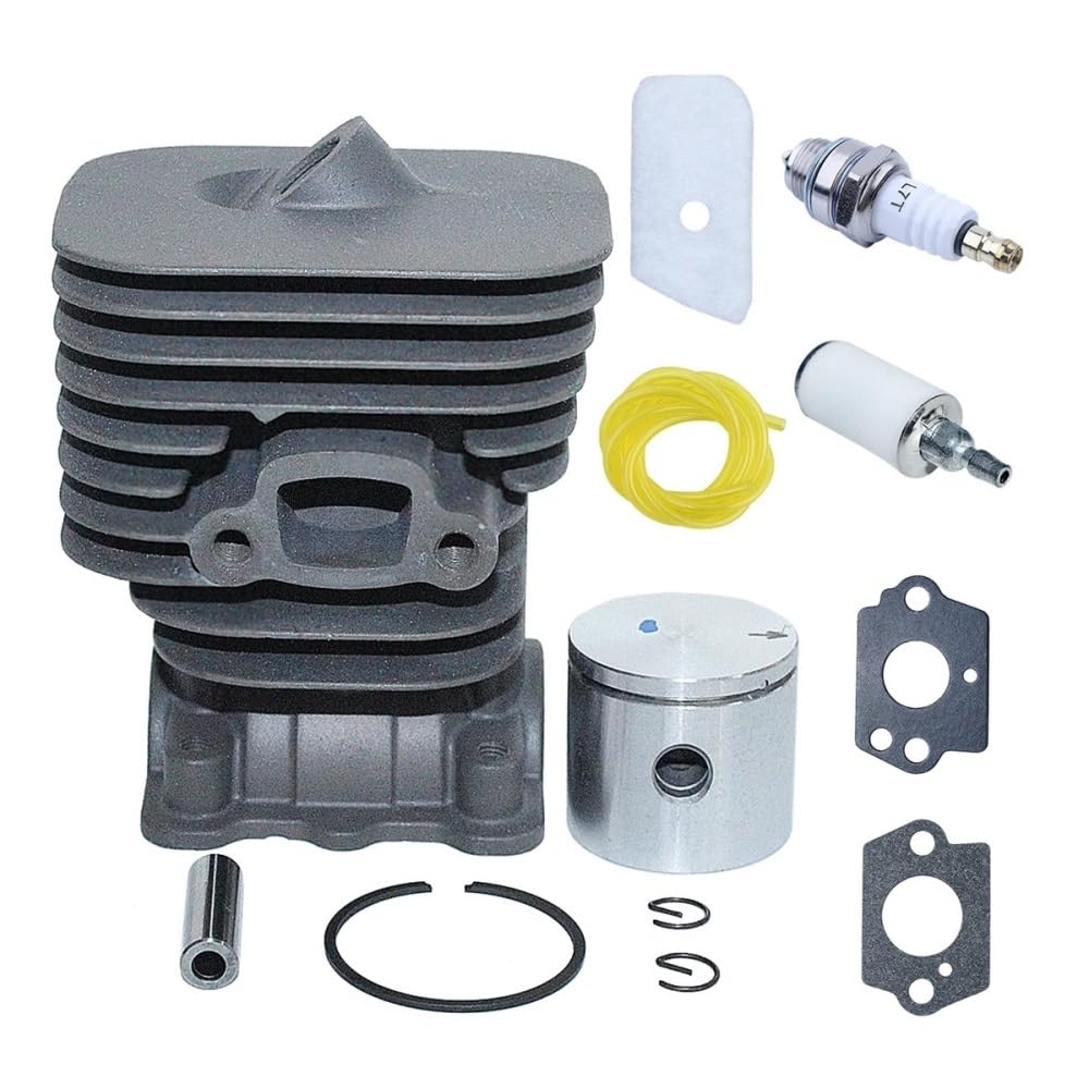 Kit cylindre piston 35mm résolvant le manque de puissance sur coupe-bordure 128C 128L 128Ld