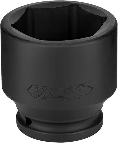Miniatura 10 de Jetech 34 pulgadas 1.181 in enchufe de impacto estándar, hecho con acero de aleación de molibdeno cromado, tratado térmicamente, diseño de 6 puntos,