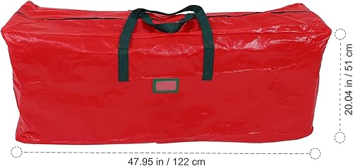 Miniatura 2 de iplusmile Bolsa de almacenamiento para árbol de Navidad, almacena árboles artificiales desmontados de hasta 7.5 pies, bolsa de decoración de Navidad