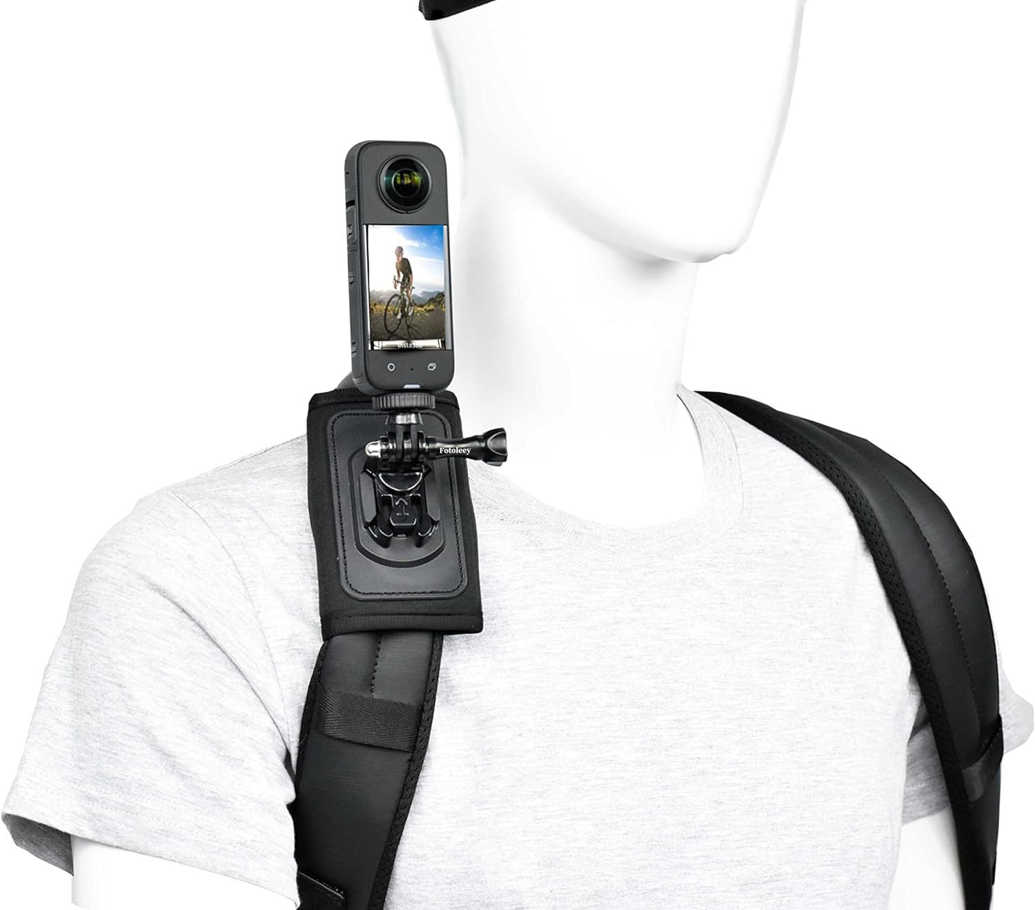 Amazon | Fotoleey カメラバックパックマウント Insta360 One X2用 