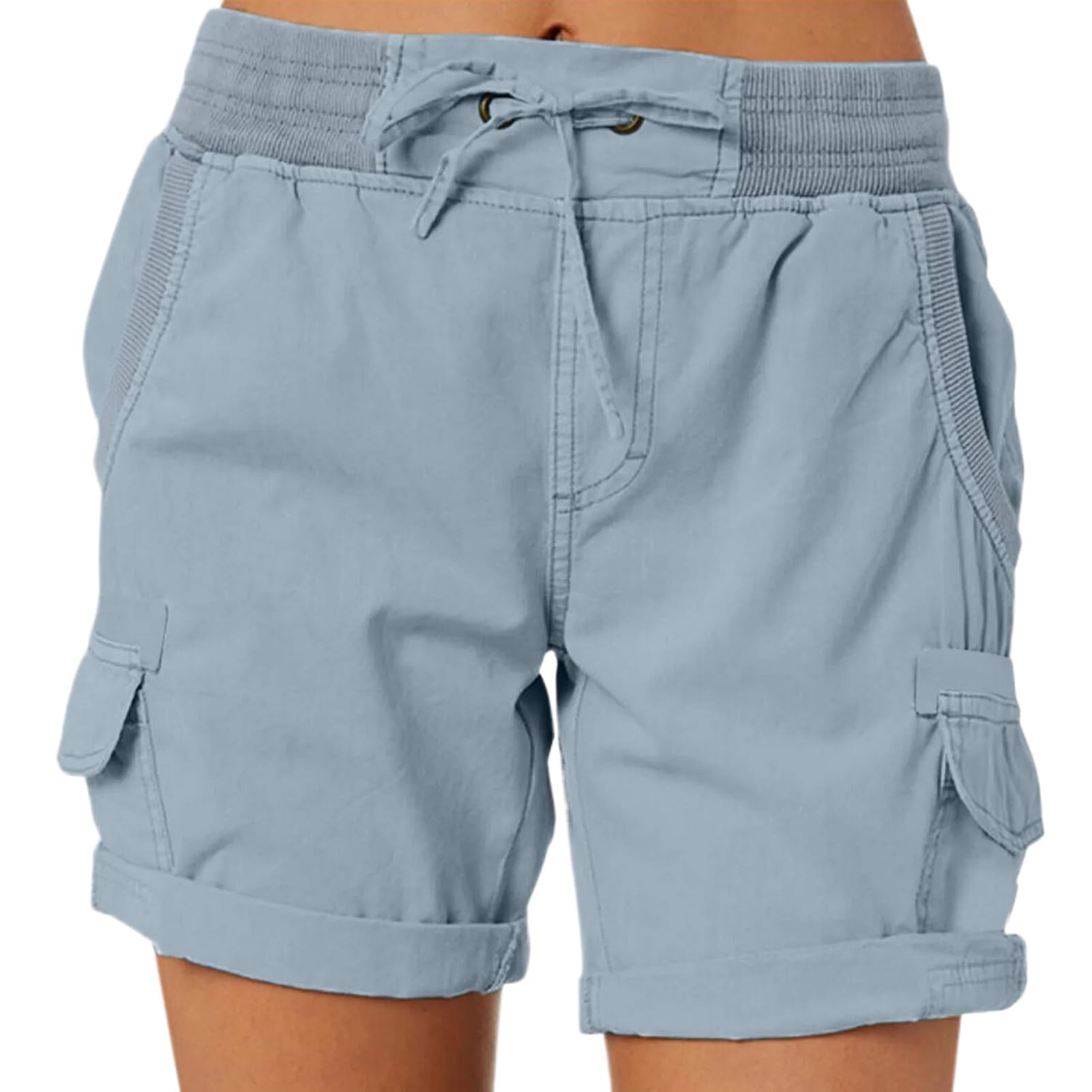 Short de pêche et voyage femme cargo extensible pour bouger libre - 7