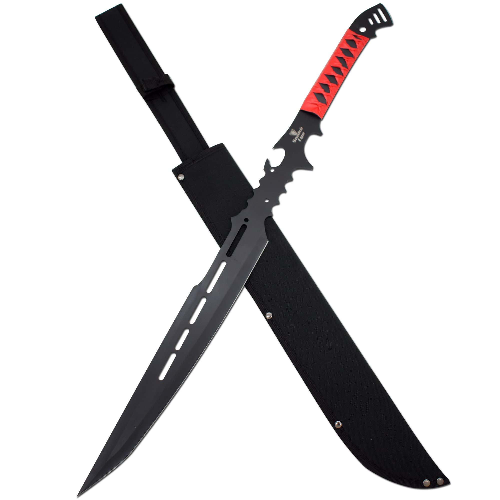 Snake Eye Tactical Fantasy Sword w/Nylon Sheath Machete Outdoors Camping