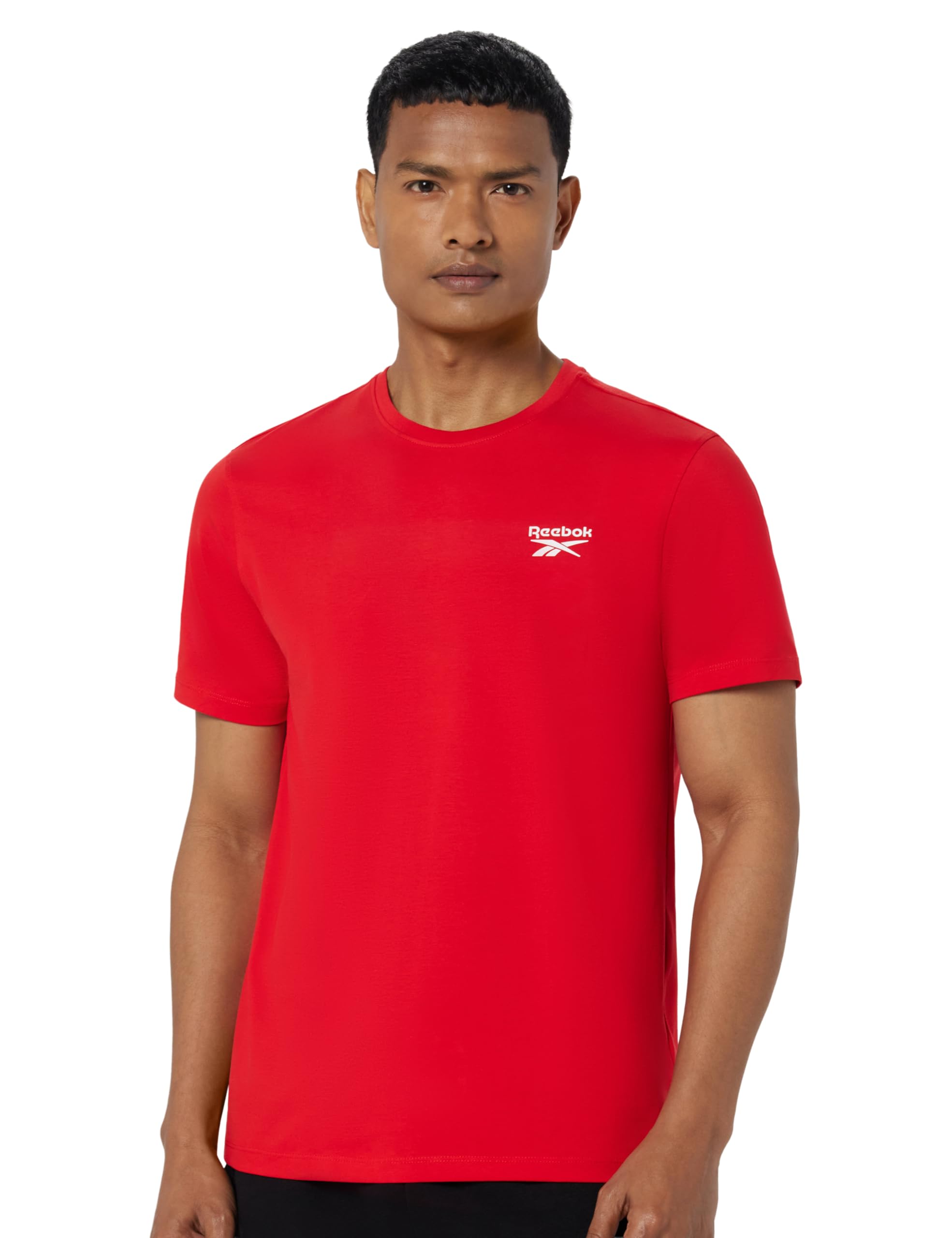reebok Men's Solid Regular Fit T-Shirt-picture-34