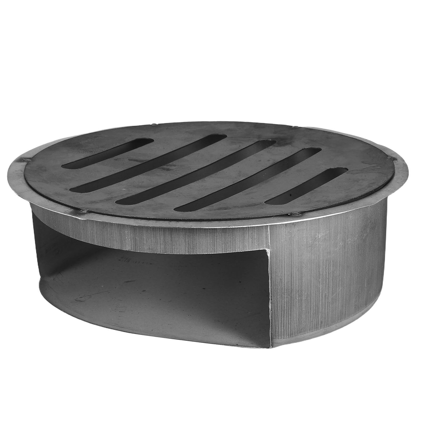 Bac à cendres pour poêle à bois rond acier épaissi grille métallique camping