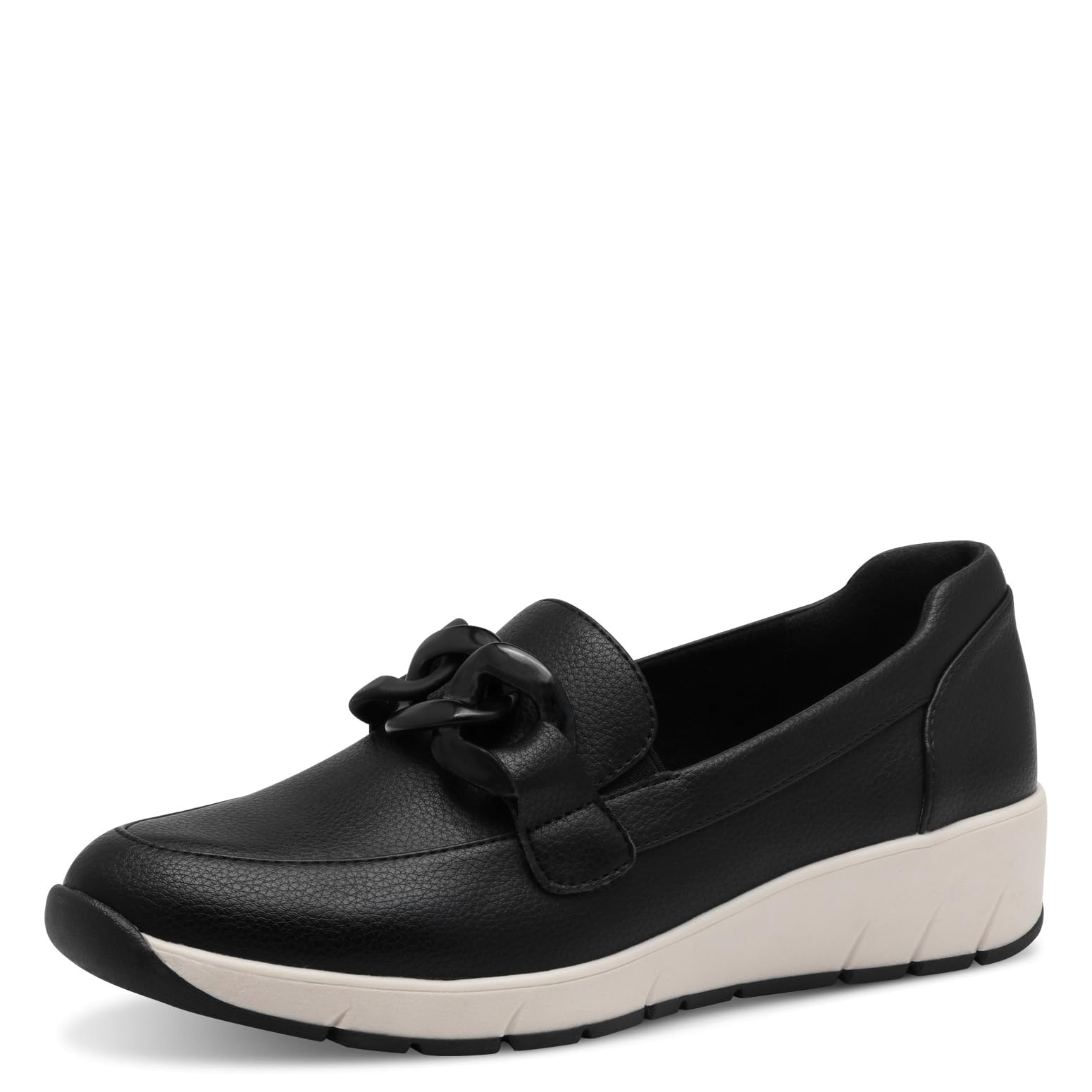 Jana Women’s Slip-Ons Elegant Vegan, Black, 6,5 UK